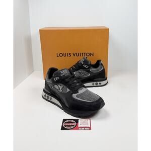Size 7LV/8US - Louis Vuitton Run Away Black Sneakers🖤 Retail $1.1K!